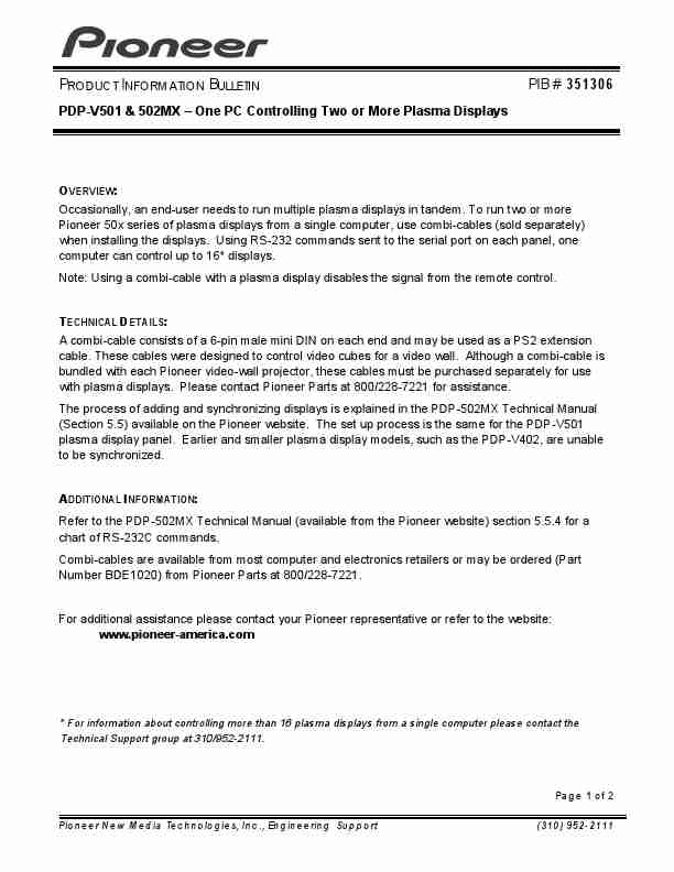 Pioneer CRT Television V501-page_pdf